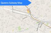 Queens Subway Map - nycdotprojects.info · Queens Boulevard 2015 Safety Project Pedestrian path, bike lane, and slip closure Mall -to mall crossings New traffic signals / midblock
