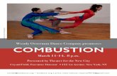 Wendy Osserman Dance Company premieres COMBUSTION · 2020. 1. 18. · • site-specific scores at Chelsea Art Museum, 2006-2011 • 40th anniversary season of WODC at Theater for