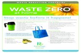 WASTE REDUCTION CHECKLIST WASTE ZERO - …...ፌ Total Reclaim totalreclaim.com Printed on 100% Recycled Paper. WZ@H2014 Created Date 10/28/2014 11:32:27 AM ...