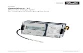 SonoMeter 30 detailed user guide - Danfoss · 2020. 5. 15. · Display (LCD) The device is equipped with 8-digits LCD (Liquid Crystal Display) with special symbols to display parameters,