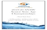 2019-20 SNSW Senior State Age Championships€¦ · 2019-20 SNSW Senior State Age Championships Should you wish to make any changes to your relay team, an updated relay form must