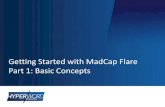 Getting Started with MadCap Flare Part 1: Basic Conceptsassets.madcapsoftware.com/webinar/Presentation_GettingStartedM… · Flare features, including styles , skins, proxies, and