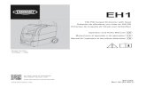 EH1 Operator and Parts Manual - Tennant Company · 2020. 7. 26. · CARPET CLEANING WITH WAND 1. )ROORZ VLWH VDIHW\ JXLGHOLQHV FRQFHUQLQJ ZHW ÀRRUV 2. Verify the vacuum hose and