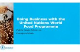 Doing Business with the United Nations World Food Programmenormally on CIP (carriage and insurance paid to) or CIF (cost, insurance and freight) terms. Payment for non-food purchases