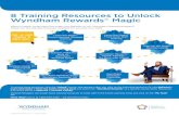 8 Training Resources to Unlock Wyndham Rewards Magic · To access these resources, click the “Unlock” button that appears after you click on the individual resource.Or visit MyPortal