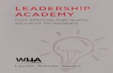 LEADERSHIP...2020/08/26  · high potential for future leadership roles, and existing managers looking to hone their skills or re-energize their role in the workplace. Featuring full-day
