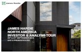 JAMES HARDIE NORTH AMERICA INVESTOR & ANALYST TOURFiber Cement Cement boardwith 90% Portland cement and sand Glass mesh cement Cement board wrapped in fiberglass mesh • Crumbles,