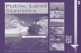 Public Land Statistics 20091. In holdings have been acquired or some other land exchange has taken place during the year. 2. Better GIS mapping of land boundaries has enabled us to