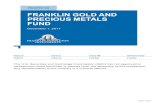 Franklin Gold and Precious Metals Fund Prospectus€¦ · Franklin Gold and Precious Metals Fund Franklin High Income Trust ... 10-year holding period described above, your Class