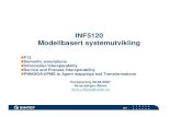 INF5120 Modellbasert systemutvikling...Service and Process Interoperability PIM4SOA/UPMS to Agent mappings and Transformations ... Metamodeling and UML profiles, MDA technologies (Eclipse