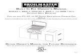 PR EM IU M GRILLS B -i K O M - Broilmasterbroilmaster.com/wp-content/uploads/2019/04/Broilmaster...Page 1 PR EM IU M GRILLS Built-in Kit Owner’s Manual BHaX2-1, BBa-1, DPa152-1,