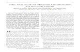 Index Modulation for Molecular Communication via Diffusion ... Abstractâ€”Molecular communication via