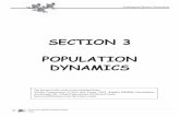 SECTION 3 POPULATION DYNAMICSCenter for Alaskan Coastal Studies 2003 80 Endangered Species Curriculum SECTION 3 POPULATION DYNAMICS The lessons in this section are reprinted from: