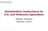 Globalization: Implications for U.S. and Oklahoma …agecon.okstate.edu/extension/files/Crowder presentation.pdfGlobalization of Agriculture Commodity trading Financing Percent of