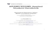 BRAMS/BRAMS Applied Student Handbook€¦ · for the pharmaceutical and medical device industries Identify and manage medical risk Write effective, accurate technical documents and