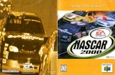 NASCAR 2000 - Nintendo N64 - Manual - gamesdatabase€¦ · NASCAR tires are inflated with nitrogen to minimize dramatic pressure changes as they heat up from use. The lower the air