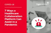 7 Ways a Healthcare Collaboration Platform Can · 2020. 3. 23. · eBook: 7 Ways a Healthcare Collaboration Platform Can Assist in a Pandemic - COVID-19 Author: TigerConnect Inc.