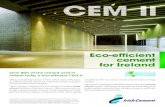 Eco-efficient cement for Ireland...Ireland today is eco-efficient CEM II Lower Carbon Footprint Visual Centre for Contemporary Art & The George Bernard Shaw Theatre, winner of the