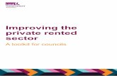 Improving the private rented sector...Bristol, Coventry and Oxford) • rural areas may have a relatively low proportion of private rented stock but, in some cases, are faced with
