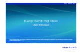 Easy Setting Box · Easy Setting Box Start 10 3 Easy Setting Box Start 3-1 Easy Setting Box Execute Double-click Easy Setting Box from the background screen or click the Start button,