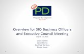 Overview for SIO Business Officers and Executive Council Meeting · 2020. 5. 18. · Campus-wide Rollout Cont’d – Production Wave A, B, C… ePD Production Pilot Start: Wave 1