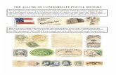 THE ALLURE OF CONFEDERATE POSTAL IDSTORYvarious colors and placed on sale 15 August 1861. Confederate States of America, Catalog and Handbook of stamps and Postal History, page 258.