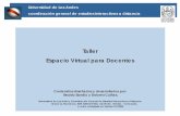 Taller Espacio Virtual para Docenteswebdelprofesor.ula.ve/nucleotrujillo/dayanac/AulaVirtual... · 2005. 5. 11. · Universidad de Los Andes coordinación general de estudios interactivos