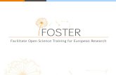 Facilitate Open Science Training for European Research · 2015. 6. 16. · LEARN – Leaders Activating Research Networks (Horizon 2020 Project) – Implementing the LERU Research