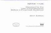 NFPA 1126 - Toms River Bureau of Fire Prevention · Amendments, and for proposing revisions to NFPA documents during regular revision cycles, should be sent to NFPA headquarters,