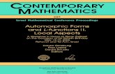 CONTEMPORARY MATHEMATICS · 2019. 2. 12. · CONTEMPORARY MATHEMATICS 489 Automorphic Forms and L-functions II. Local Aspects A Workshop in Honor of Steve Gelbart on the Occasion