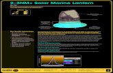 2–3NM+ Solar Marine Lantern...Vertical Divergence (degrees) Intensity (candela) Typical Maximum Intensity (cd) SL-70 RED 24.7 GREEN 26.6 WHITE 29.2 YELLOW 18.8 Optional Sync This