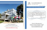 SAMSMRITI - Sambhram Group of Institutions · 2020. 3. 5. · SAMSMRITI – The SAMS Journal. EDITORIAL BOARD. CHIEF PATRON . Shri R Venkatesh . Chairman . Sambhram Group of Institutions,
