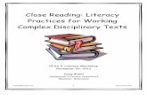 Close Reading: Literacy Practices for Working Complex …reading763.pbworks.com/w/file/fetch/71085328/Close... · 2020. 7. 17. · drbuehl@sbcglobal.net 1 Doug Buehl (2013) 1 Close