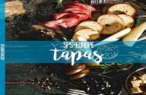 tapas SPS-europe · 2019. 5. 6. · Jola Hilhorst Ingredients FOR 25 PIECES 4 courgettes (about 750 grams) 1 tablespoon of dried mint 5-6 spring-onions, finely chopped 1 teaspoon