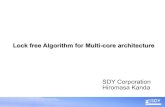 Lock free Algorithm for Multi-core architectureSDY 1.Introduction Background needed Multi-Thread ・Shared resource synchronization ・The speedup of a program using multiple processors