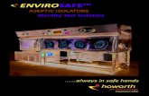 ENVIRO SAFE™inos.in/wp-content/uploads/partners/Howorth/Envirosafe.pdf · 2019. 6. 18. · ENVIRO SAFE ™ ASEPTIC ISOLATORS ... complete separationof personnel from the test sample,