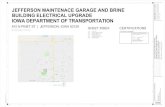 1 IOWA DEPARTMENT OF TRANSPORTATIONBUILDING ELECTRICAL UPGRADE BG -2J11(010) -- 80 -37 4185770 BG-2J11(010)--80-37 JEFFERSON MAINTENANCE GARAGE AND BRINE BUILDING ELECTRICAL UPGRADE