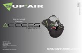 User’s manual Harness · The ACCESS AIRBAG harness answers all the new pilot’s requirements to safely progress. It was designed with schooling and fun in mind to provide full