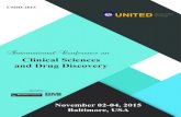 Clinical Sciences and Drug Discoveryunitedscientificgroup.net/conferences/clinical... · in reputed journals such as Nature Medicine. Prof. Zhelev is Managing Editor of BioDiscovery
