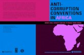ANTI- CORRUPTION CONVENTIONS INAFRICA · 2020. 4. 16. · conventions and instruments having application to corruption issues in Africa, notably the UN Convention on Transnational