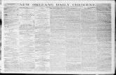 NEW ORLEANS DAILY CRESCENT,€¦ · NEW ORLEANS DAILY CRESCENT, PUBLISHED EVERY DAY, SUNDAY EXCEPTED, BY NIXON & ADAMS, AT No. 70 CAMP STREET. VOLUME XII. MONDAY MORNING, MAY 23,