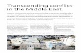 Transcending conflict in the Middle East · 2020. 8. 13. · Conflict damages economies which in turn can exacerbate conflict. ‘Seventy-three percent of people in the societies