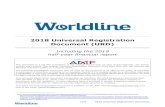2018 Universal Registration Document (URD) · 2020. 7. 7. · 4/79 2018 Universal Registration Document February 20, 2019 Worldline 2018 results: All objectives reached At constant