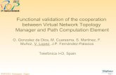 Functional validation of the cooperation between …...iPOP2012, Kanagawa, Japan Page 1 Functional validation of the cooperation between Virtual Network Topology Manager and Path Computation