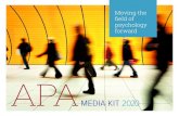 Moving the field of psychology forward · 2019. 9. 12. · They share a vision of moving the psychology field forward. ... the resources and support they need to thrive in their long