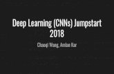 Deep Learning (CNNs) Jumpstart 2018Tips for training CNN Initialization: a). Calibrating the variances with 1/sqrt(n) w = np.random.randn(n) / sqrt(n) # (mean=0, var=1/n） This ensures