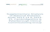 Supplementary Analysis of National Diabetes Audit …€¦ · Web viewIntroduction The National Diabetes Audit (NDA) is the largest annual clinical audit in the world, integrating