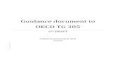 Guidance document to OECD TG 305 · 4/12/2016  · Guidance document to OECD TG 305 2nd DRAFT Drafted by the Lead Countries DE, UK, NL 4/12/2016 1 2 3 4