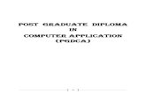 Post Graduate Diploma in Computer Application (PGDCA) · 2019. 9. 14. · Biogeographical classification of India Value of biodiversity: Consumptive use, productive use, social, ethical,