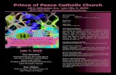 Prince of Peace atholic hurch · 7/7/2019  · Prince of Peace atholic hurch 135 S. Milwaukee Ave. Lake Villa, IL 60046 (847) 356-7915 July 7, 2019 Our Mission Empowered by the Holy